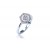 18ct White Gold ring with 0.30ct Diamonds