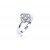 18ct White Gold ring with 0.33ct Diamonds