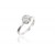 18ct White Gold ring with 0.30ct Diamonds