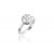 18ct White Gold ring with 0.45ct Diamonds