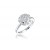 18ct White Gold ring with 0.50ct Diamonds