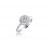 18ct White Gold ring with 0.50ct Diamonds