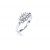 18ct White Gold ring with 0.50ct Diamonds.