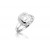 18ct White Gold ring with 0.80ct Diamonds. 