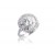 18ct White Gold ring with 2.35ct. Diamonds.
