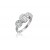 18ct White Gold ring with 0.95ct Diamonds. 