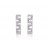 18ct White Gold & 0.75ct Diamonds Drop Earrings