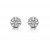 18ct White Gold &  0.90ct Diamonds Stud Earrings