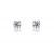 18ct White Gold Earrings with Single Stone Brilliant Cut 1.50ct Diamonds.