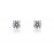 18ct White Gold Earrings  with Single Stone Brilliant Cut 2.00ct Diamonds.
