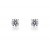 18ct White Gold Earrings  with Single Stone Brilliant Cut 2.00ct Diamonds.