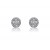 18ct White Gold Stud Earrings  with 0.55ct Diamonds