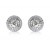 18ct White Gold Stud Earrings with 2.50ct Diamonds.