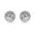 18ct White Gold Stud Earrings with 2.50ct Diamonds.