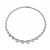 18ct White Gold & 14.40ct Diamonds Necklace