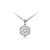 18ct White Gold Pendant with 0.30ct Diamonds. 