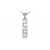 18ct White Gold Pendant with 0.40ct Diamonds. 