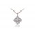 18ct White Gold Pendant with 0.40ct Diamonds. 