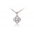 18ct White Gold Pendant with 0.40ct Diamonds. 