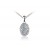 18ct White Gold Pendant with 0.20ct Diamonds. 