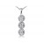 18ct White Gold Pendant with 0.60ct Diamonds.