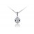 18ct White Gold Pendant with 0.25ct Diamonds. 