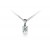 18ct White Gold Pendant with Brilliant Cut 0.33ct Diamond. 