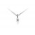 18ct White Gold Pendant with Brilliant Cut 0.15ct Diamond. 