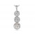 18ct White Gold Pendant with 4.00ct Diamonds. 