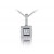 18ct White Gold Pendant with 0.75ct Diamonds.