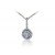 18ct White Gold Pendant with 0.33ct Diamonds. 