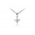 18ct White Gold Pendant with 0.40ct Diamonds. 