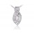 18ct White Gold Pendant with 1.20ct Diamonds. 