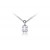 18ct White Gold Pendant with 0.30ct Diamonds. 