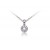 18ct White Gold Pendant with 0.25ct Diamonds.