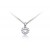 18ct White Gold Pendant with 0.35ct Diamonds. 