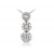 18ct White Gold Pendant with 1.15ct Diamonds. 