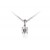 18ct White Gold Pendant with Brilliant Cut 0.75ct Diamonds. 