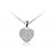 18ct White Gold Pendant with 0.20ct Diamonds. 