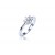 9ct White Gold ring with 0.25ct Diamonds.