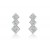 9ct White Gold 0.30ct Diamond Drop Earrings