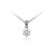 9ct White Gold Pendant with 0.25ct Diamonds. 