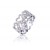 9ct White Gold & 0.60ct Diamonds Wedding Ring
