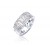 9ct White Gold & 0.22ct Diamonds Wedding Ring